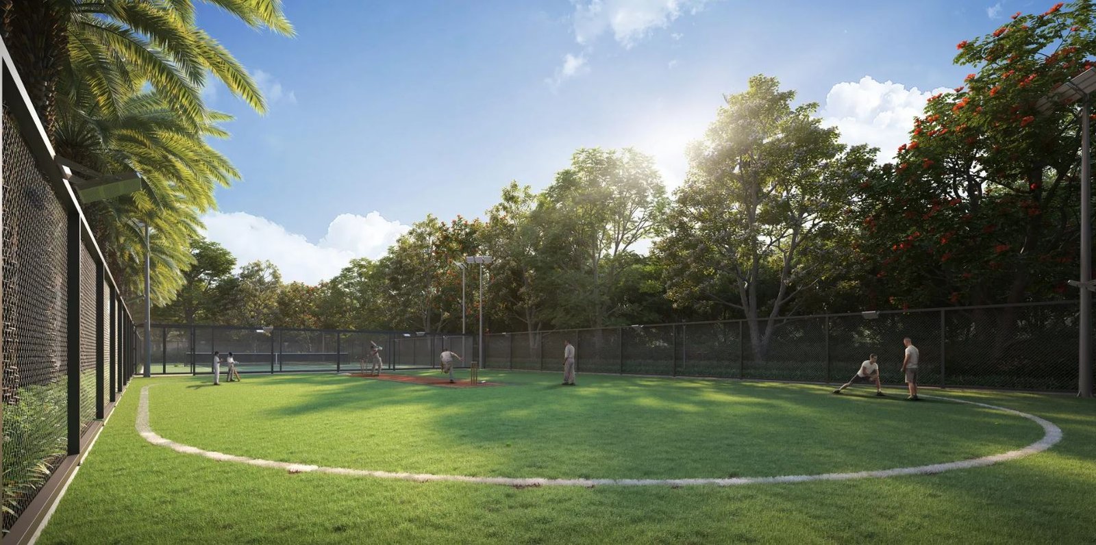 Vinayak 21 Acres 3-Acre Central Park Landscape Layout Image